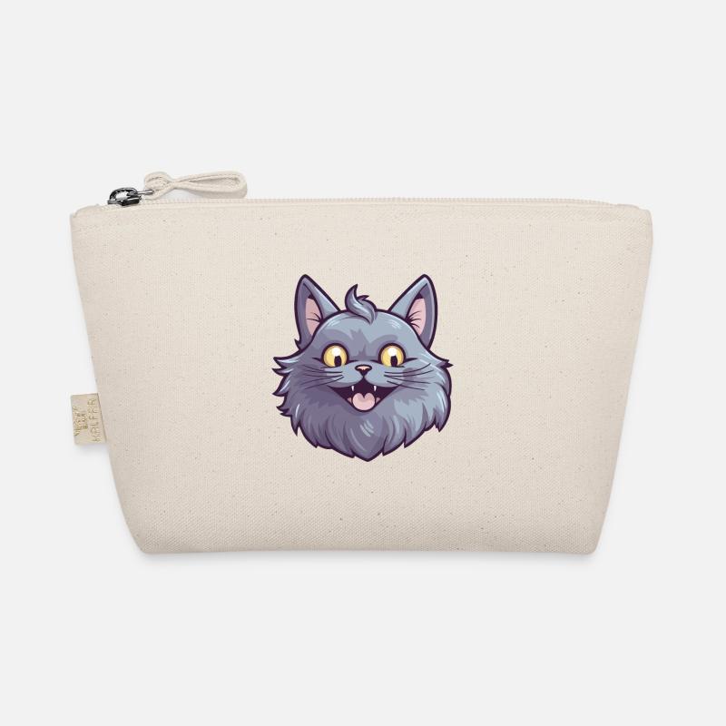 Nebelung chat dessin animé aquarelle illustration Trousse biologique
