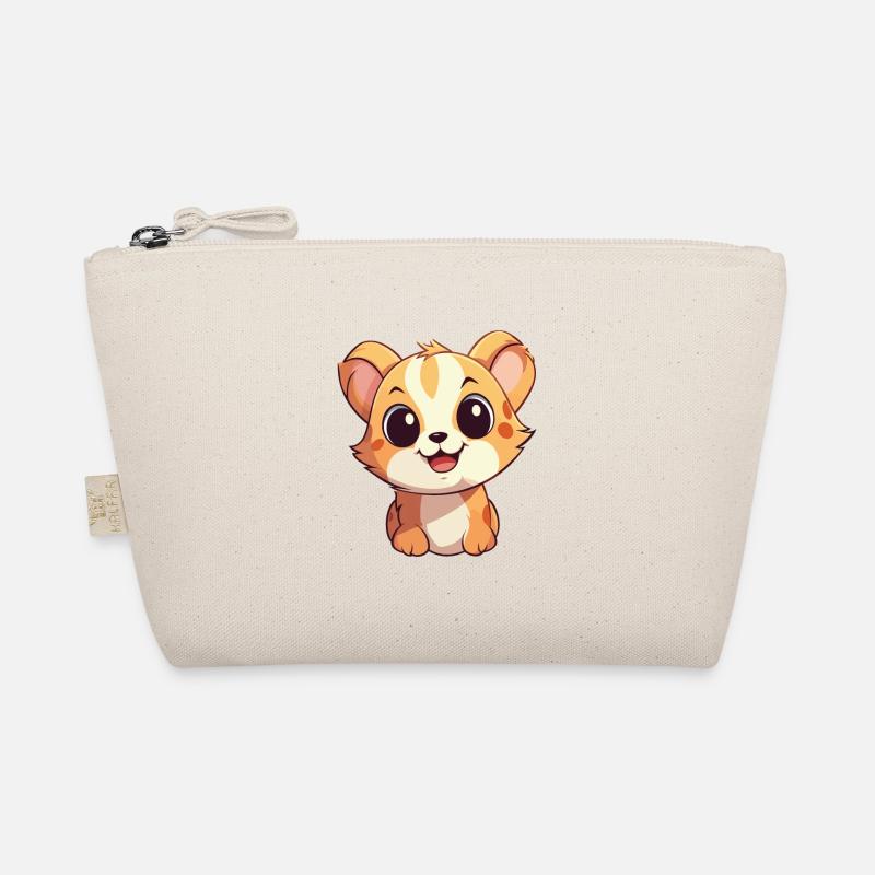 Illustration d’aquarelle de dessin animé de bébé chat mignon Trousse biologique