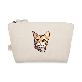 Illustration aquarelle de bande dessinée de chat du Bengale - Trousse biologique - nature - Devant