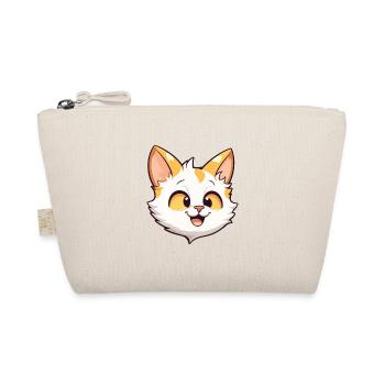 Bombai Cat Cartoon Watercolor Illustration - Organic Pouch - nature - Front