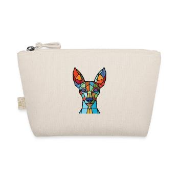 Mexican Hairless Dog Breed Watercolor Illustration - Organic Pouch - nature - Front