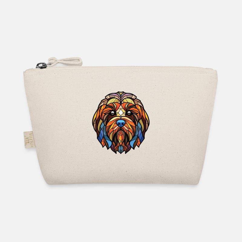 Lowchen petit Lion chien race aquarelle colorée Trousse biologique