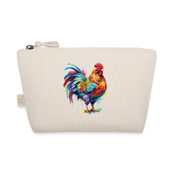 huhn bunt - Bio-Täschchen - Natur - Vorne