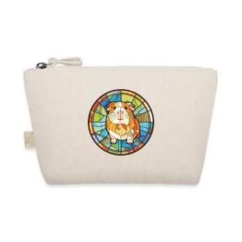 Guinea Pig Colorful Watercolor Animal Illustration - Organic Pouch - nature - Front
