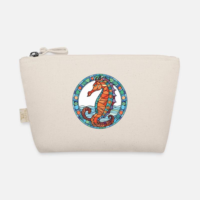 Illustration animale aquarelle colorée d'hippocampe Trousse biologique