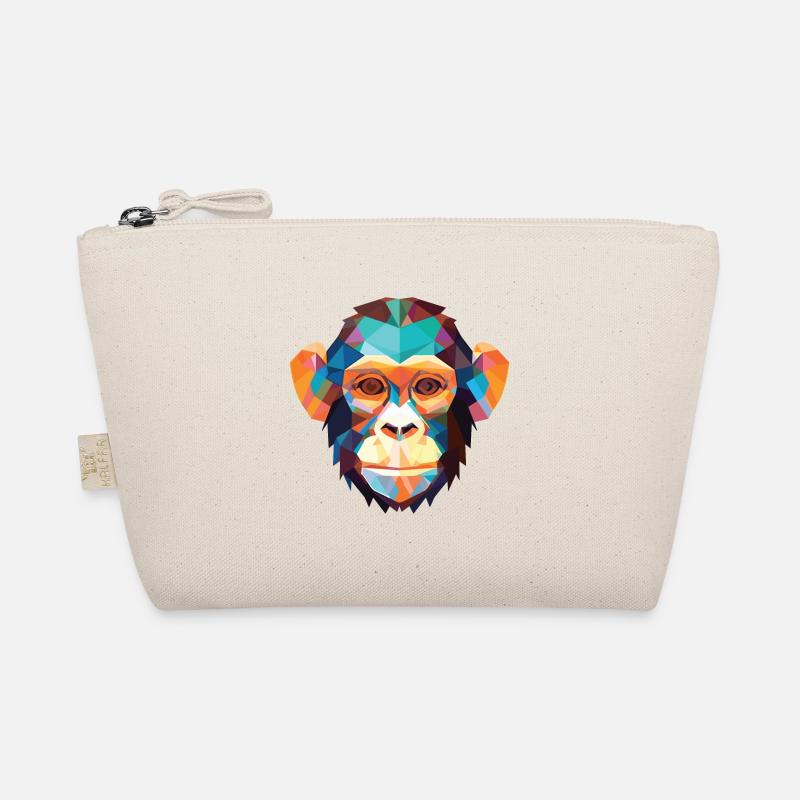 Singe Chimpanzé Aquarelle Colorée Animal de compagnie Trousse biologique