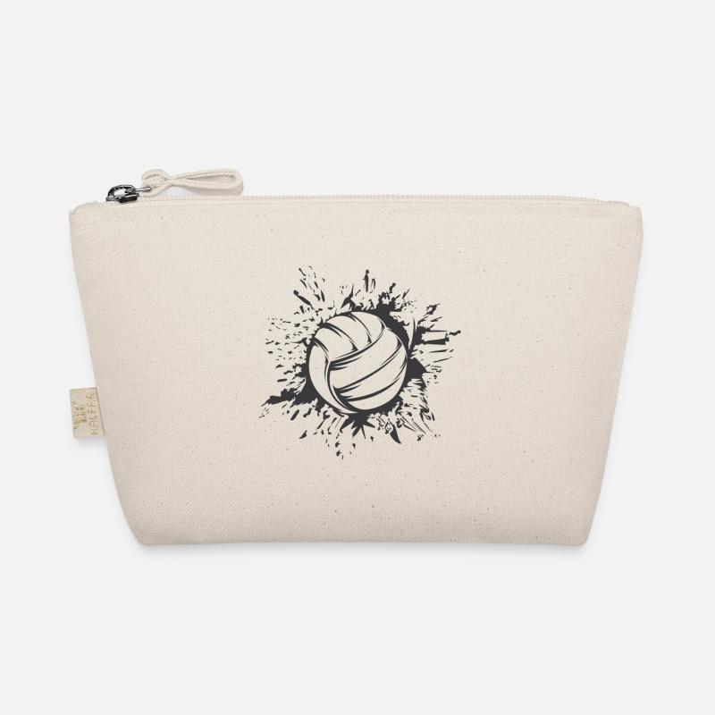 volleyball explosion graphic beach volleyball Smbol Organic Pouch