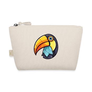 Toucan Tropical Bird Colorful Watercolor Animal - Organic Pouch - nature - Front