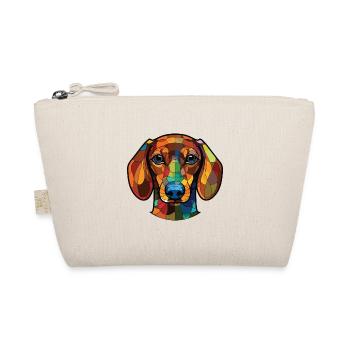 Teckel Chien Aquarelle Colorée Animal Cartoon - Trousse biologique - nature - Devant