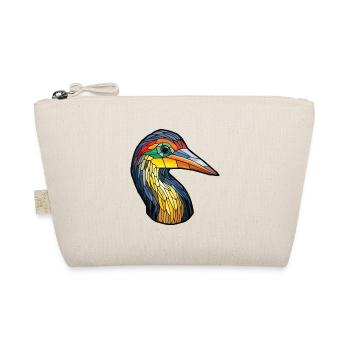 Kormoran bunte Aquarell-Tier-Illustration - Bio-Täschchen - Natur - Vorne