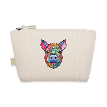 Cochon Aquarelle Colorée Animal Illustration D’animaux De Compagnie - Trousse biologique - nature - Devant