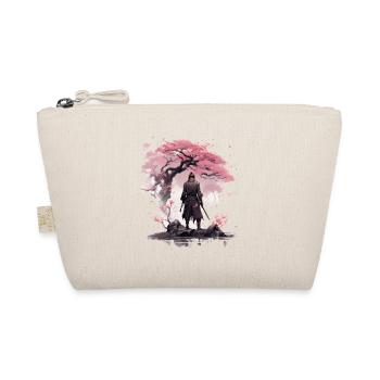Sakura Samurai - Organic Pouch - nature - Front