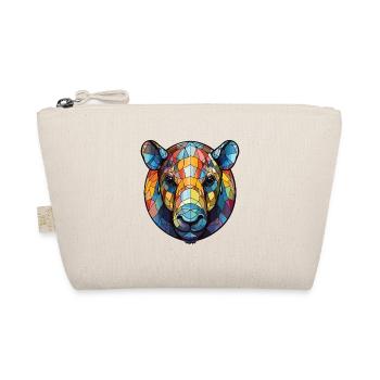 Tapir Buntes Aquarell Tier Haustier Illustration - Bio-Täschchen - Natur - Vorne