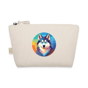 Husky Dog Aquarelle Colorée Animal Illustration - Trousse biologique - nature - Devant