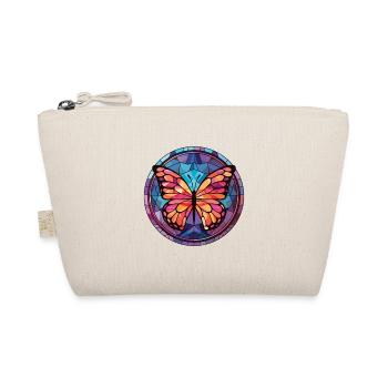 Butterfly Colorful Watercolor Animal Illustration - Organic Pouch - nature - Front