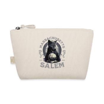 Salem Massachusetts Wizard Cat - Organic Pouch - nature - Front