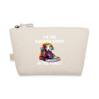 Rainbow lamb in the family circle - Organic Pouch - nature - Front