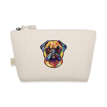 Carlin Chien Aquarelle Colorée Animal Illustration - Trousse biologique - nature - Devant
