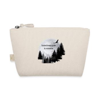 Moon. Sometimes quiet is violent - Organic Pouch - nature - Front