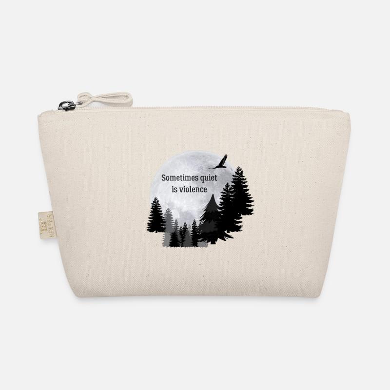 Moon. Sometimes quiet is violent Organic Pouch