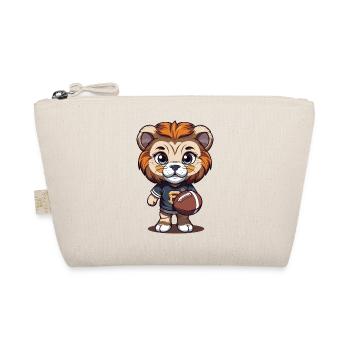 Mascotte d’animal de football américain Lion mignon - Trousse biologique - nature - Devant