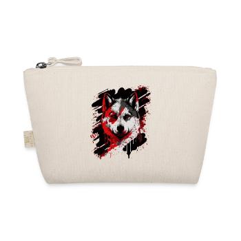 Husky Dog - Organic Pouch - nature - Front