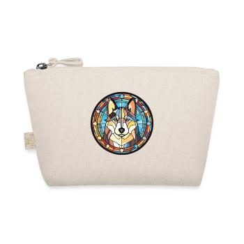 Husky Dog Aquarelle Colorée Animal Illustration - Trousse biologique - nature - Devant