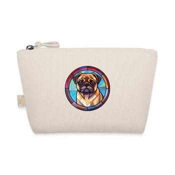 Carlin Chien Aquarelle Colorée Animal Illustration - Trousse biologique - nature - Devant