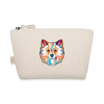American Eskimo Dog Breed Watercolor Illustration - Organic Pouch - nature - Front