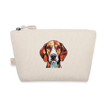 Ariege Pointer Dog Breed Watercolor Illustration - Organic Pouch - nature - Front