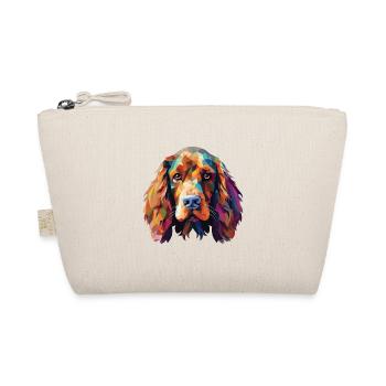 American Cocker Spaniel chien race aquarelle verre - Trousse biologique - nature - Devant