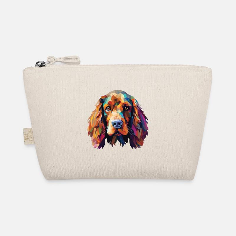 American Cocker Spaniel Hunderasse Aquarellglas Bio-Täschchen