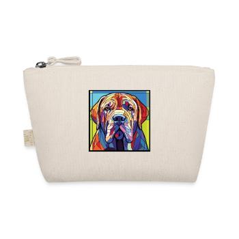 Mastiff napolitain chien race aquarelle colorée - Trousse biologique - nature - Devant