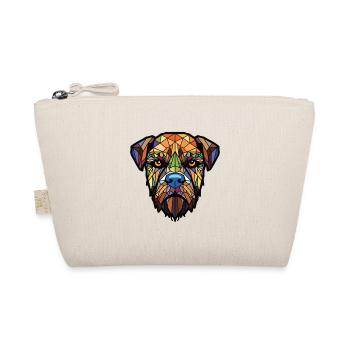 Border Terrier Dog Breed Watercolor Illustration - Organic Pouch - nature - Front