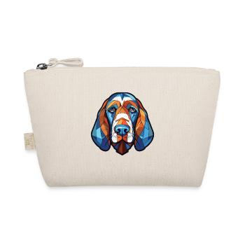 Bleu Gascogne Basset chien race aquarelle colorée - Trousse biologique - nature - Devant