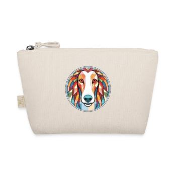 Barzoï chien race coloré aquarelle Illustration - Trousse biologique - nature - Devant