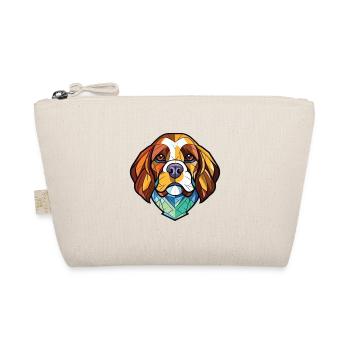 Briquet Griffon Vendéen race chien aquarelle verre - Trousse biologique - nature - Devant