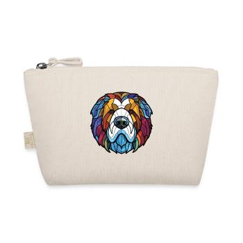 Caucasian Ovcharka Dog Breed Colorful Watercolor - Organic Pouch - nature - Front