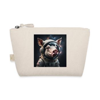 Space Pig - Bio-Täschchen - Natur - Vorne