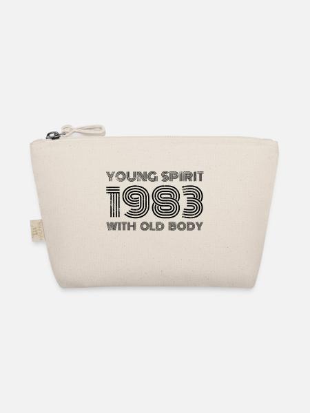 40. Geburtstag 1983 - Bio-Täschchen - Natur