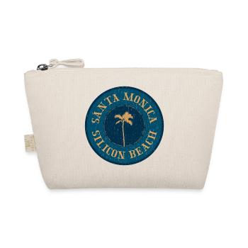 Santa Monica Retro Logo – Silicon Beach Style - Bio-Täschchen - Natur - Vorne