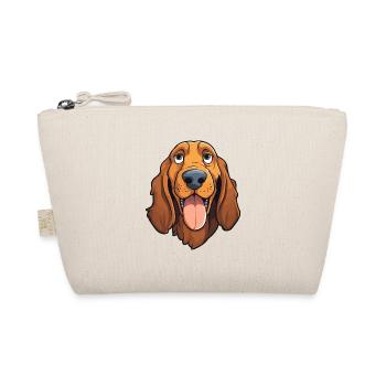 American Waterhound Dog Breed Cartoon Kawaii Illus - Organic Pouch - nature - Front