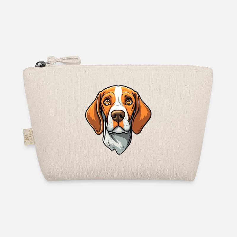 Ariege Pointer Dog Breed Cartoon Kawaii Illustrati Organic Pouch
