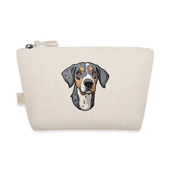 Catahoula Cur Dog Breed Cartoon Kawaii Illustratio - Organic Pouch - nature - Front