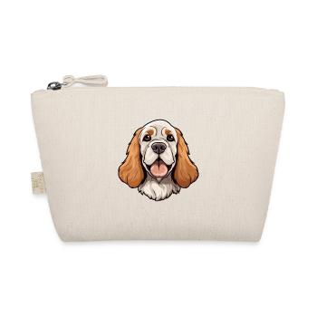 Clumber Spaniel Hund Rasse Cartoon Kawaii Illustrat - Bio-Täschchen - Natur - Vorne