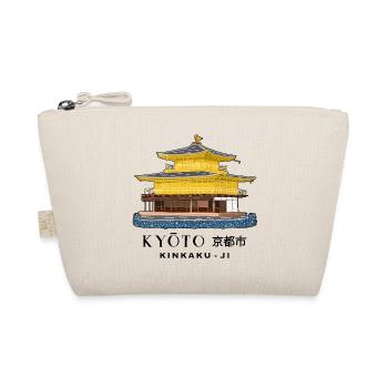 Kyoto, Kinkaku-ji, Golden Pavilion, Japan Temple - Organic Pouch - nature - Front