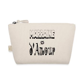 Marraine Amour Cœur - Trousse biologique - nature - Devant