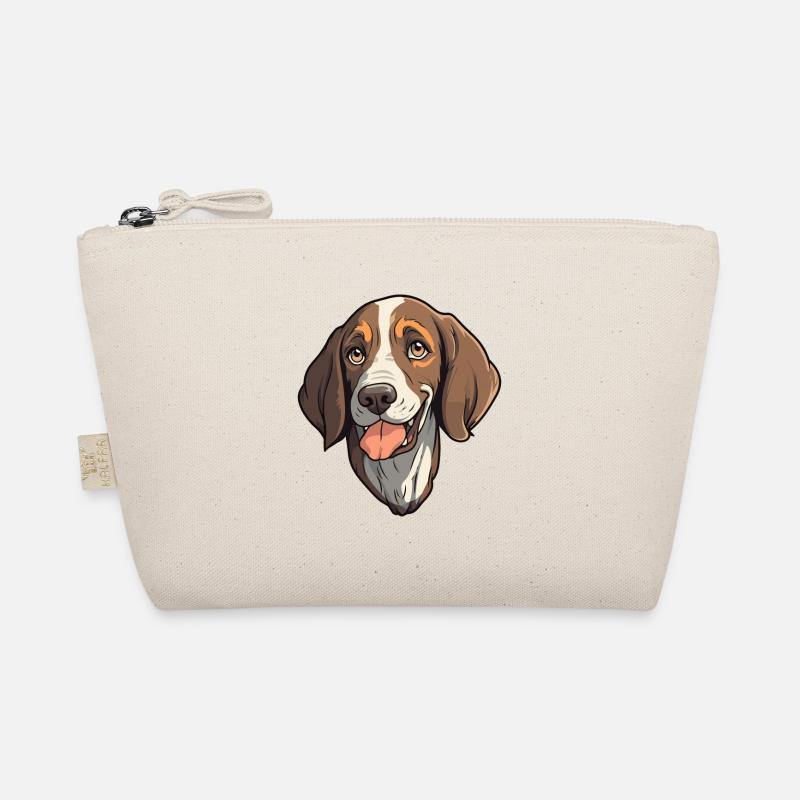 French Gascony Pointer Dog Breed Cartoon Kawaii Il Organic Pouch
