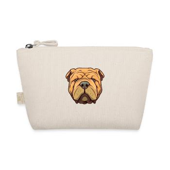 Miniatur Shar Pei Hunderasse Karikatur Kawaii Illust - Bio-Täschchen - Natur - Vorne