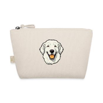Kuvasz Hunderasse Karikatur Kawaii Illustration - Bio-Täschchen - Natur - Vorne
